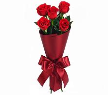 Букет 5 Красных роз Эдлесс Лав в Новичихе