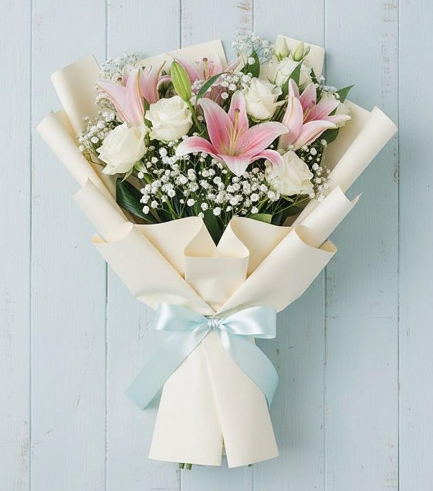 Букет цветов из: Лилии в Новичихе