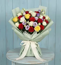 Букет цветов из:  Розы в Новичихе