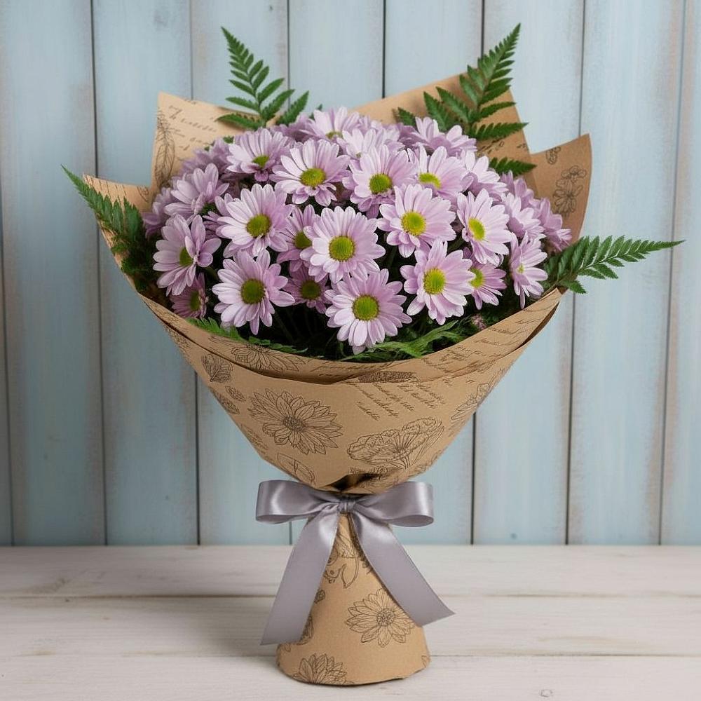 Букет цветов из: Хризантемы в Новичихе