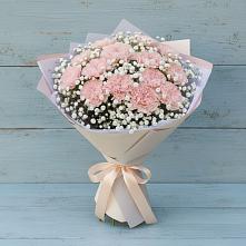 Букет цветов из:  Гвоздики в Новичихе