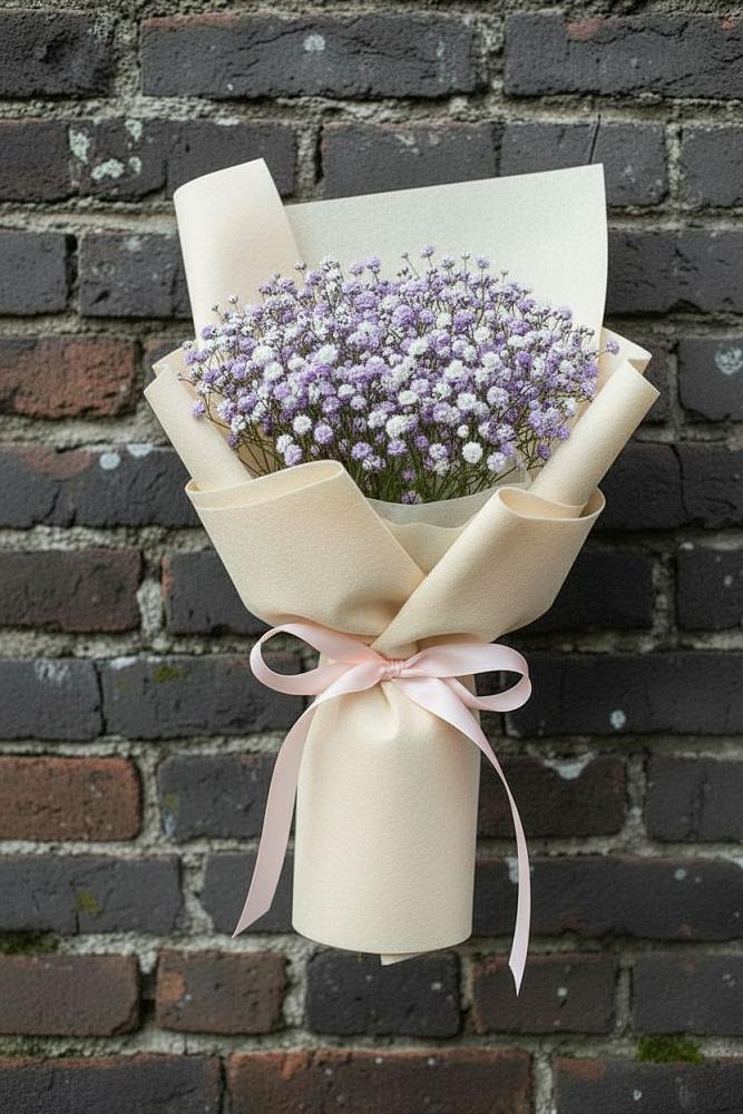 Букет цветов из: Гипсофила в Новичихе