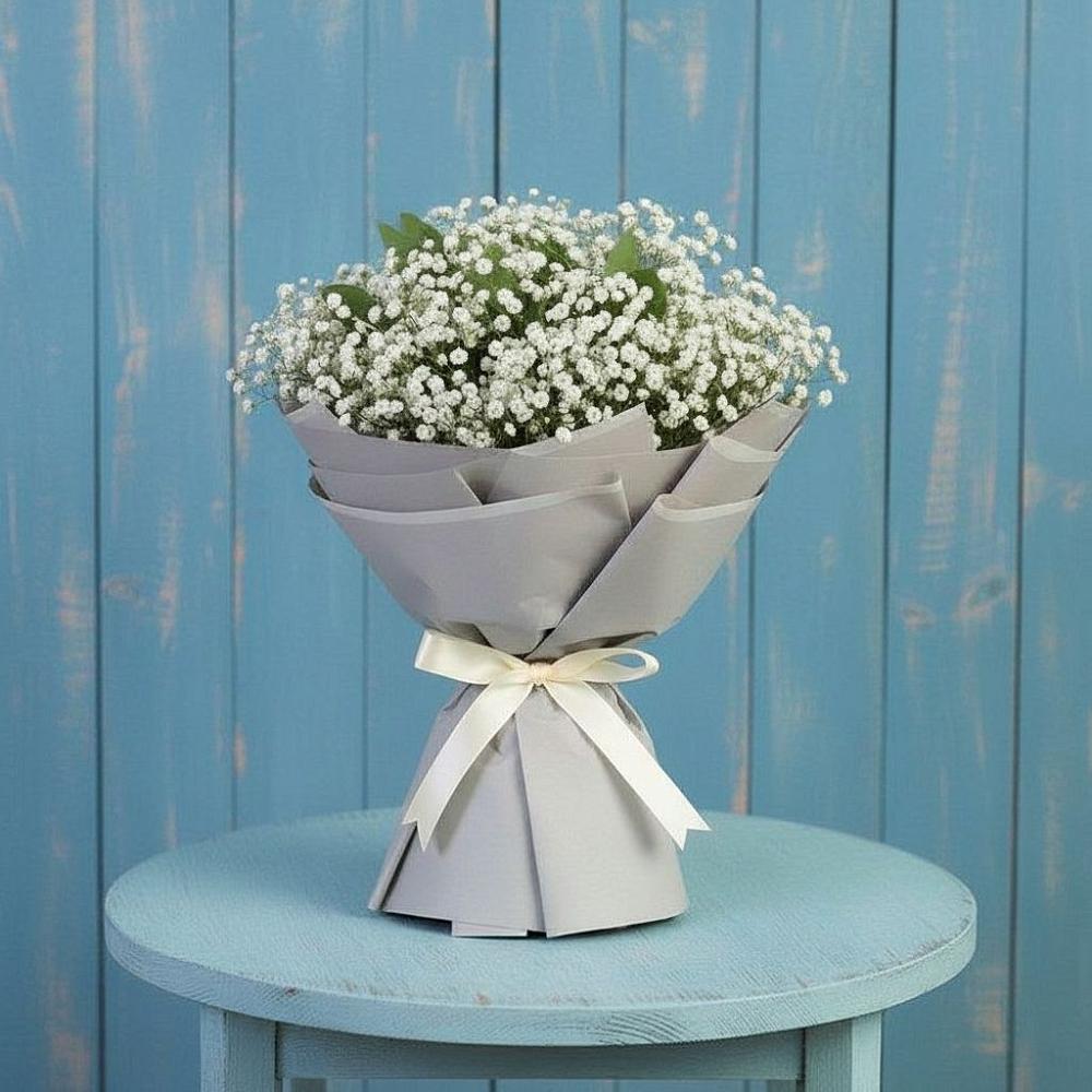 Букет цветов из: Гипсофила в Новичихе