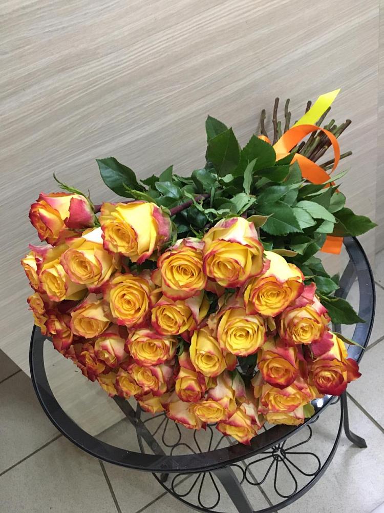 Букет Желтые розы в Новичихе