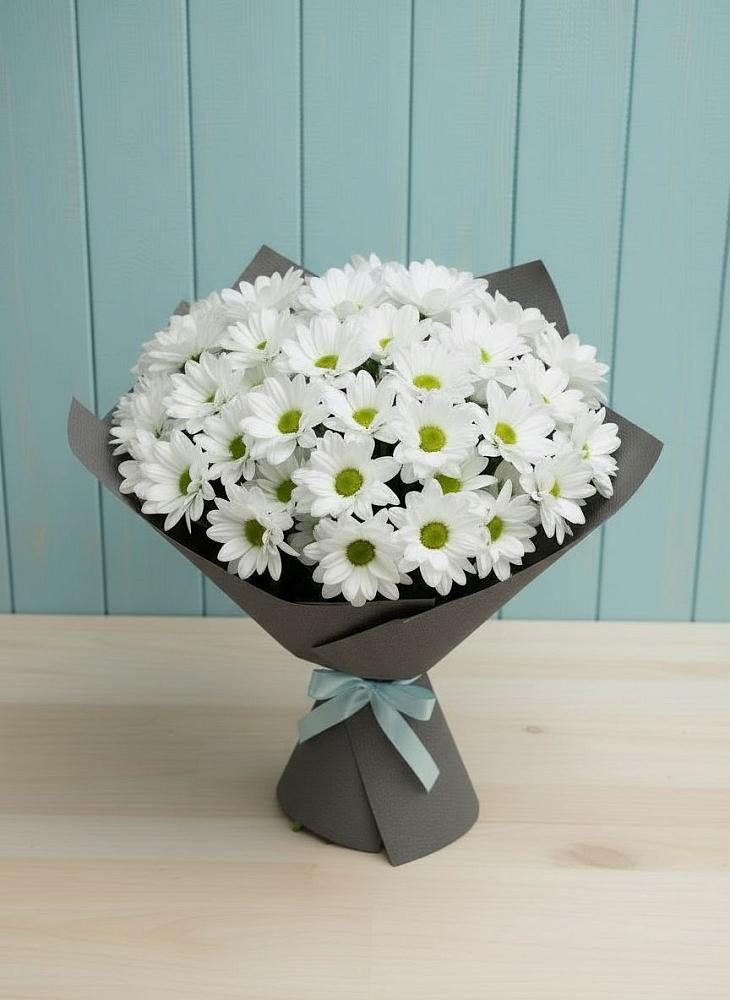 Букет цветов из: Хризантемы в Новичихе