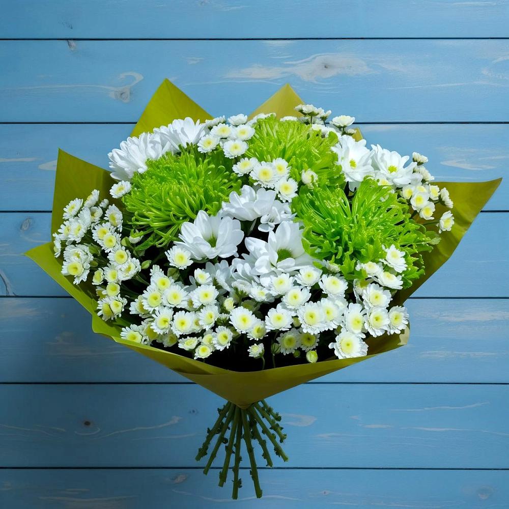 Букет цветов из: Хризантемы в Новичихе