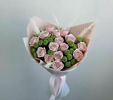 Букет цветов из:  Розы и Хризантемы в Новичихе